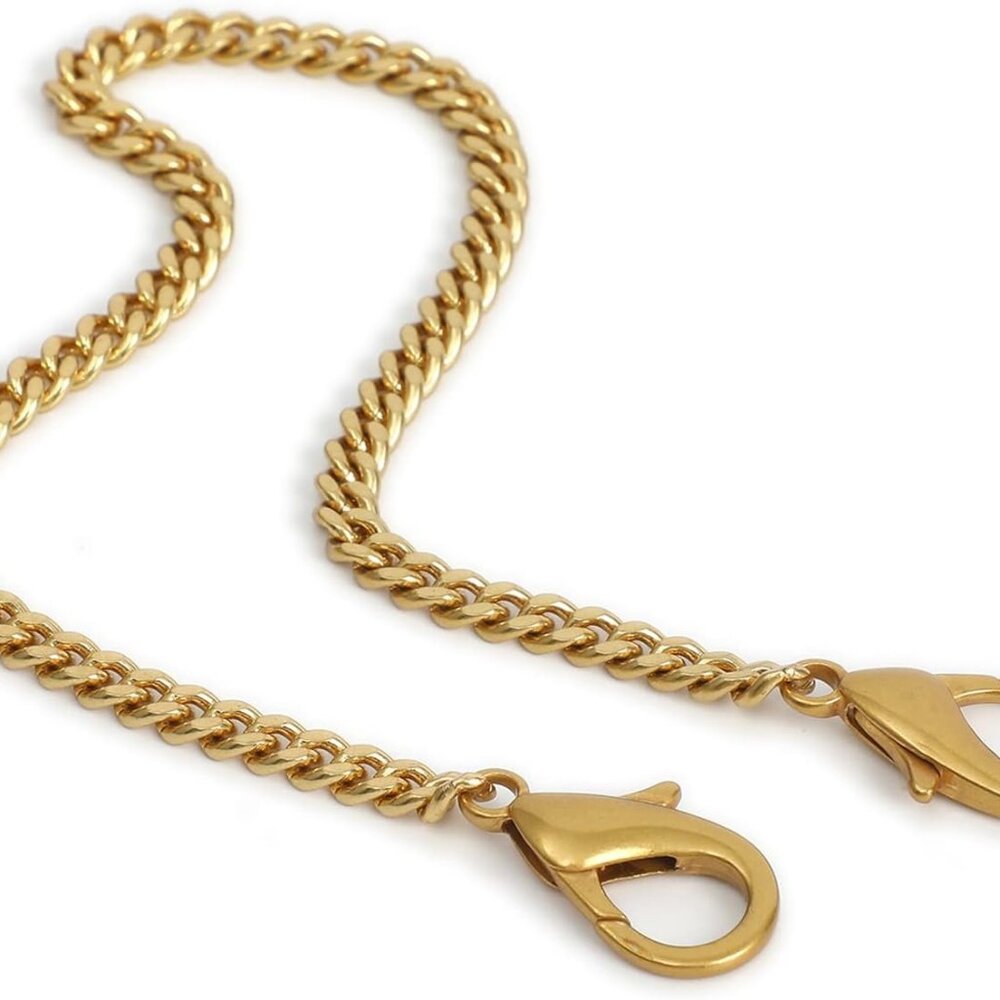 Elegant Gold Chain with Lobster Clasp
